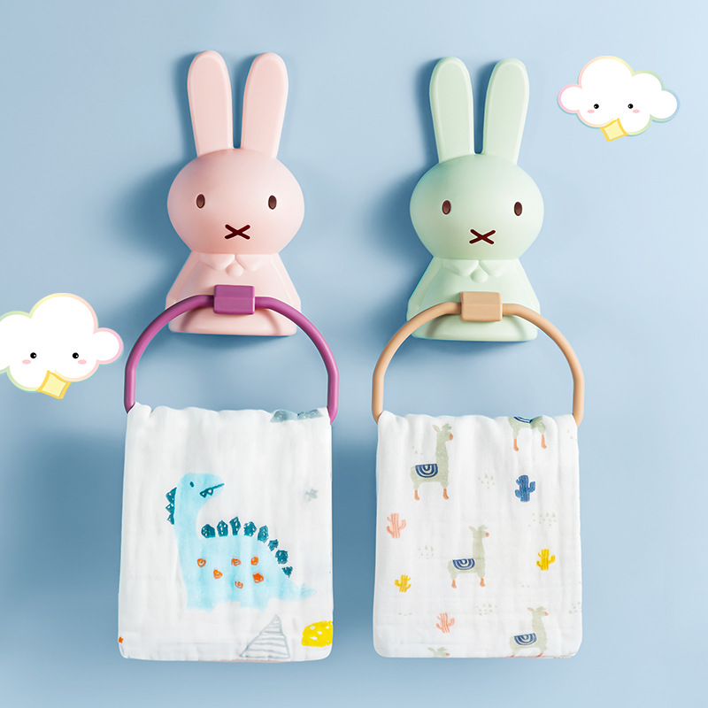 Home Edit Bathroom Storage - Милая настенная вешалка для полотенец Miffy