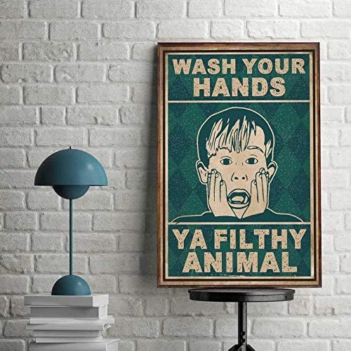 Home Alone Bathroom - Винтажный постер «Один дома» с Кевином: