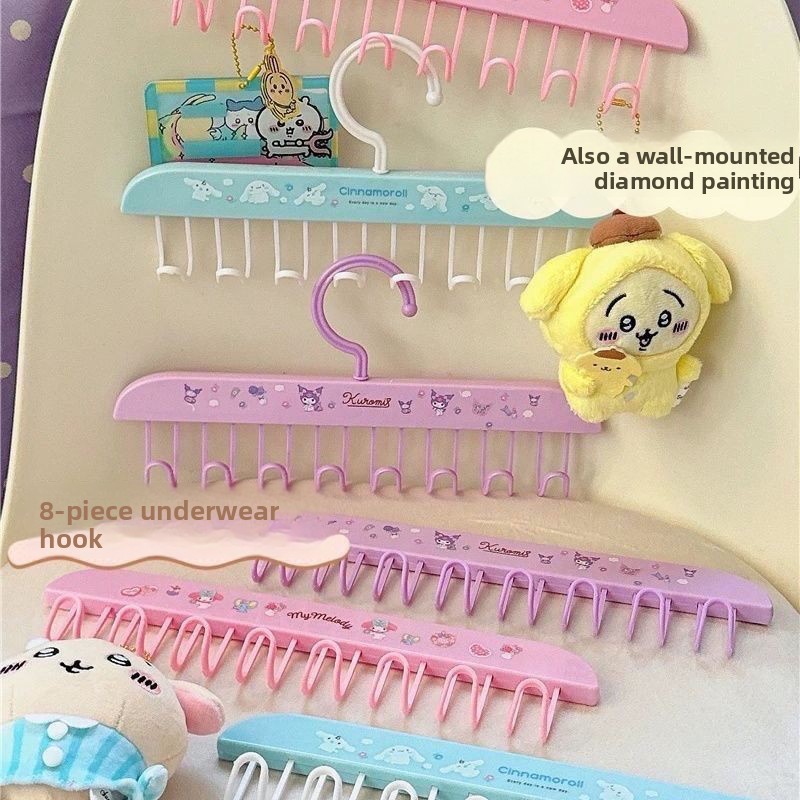 Home Edit Bathroom Storage - Милые крючки-вешалки Sanrio в эстетичном девичьем