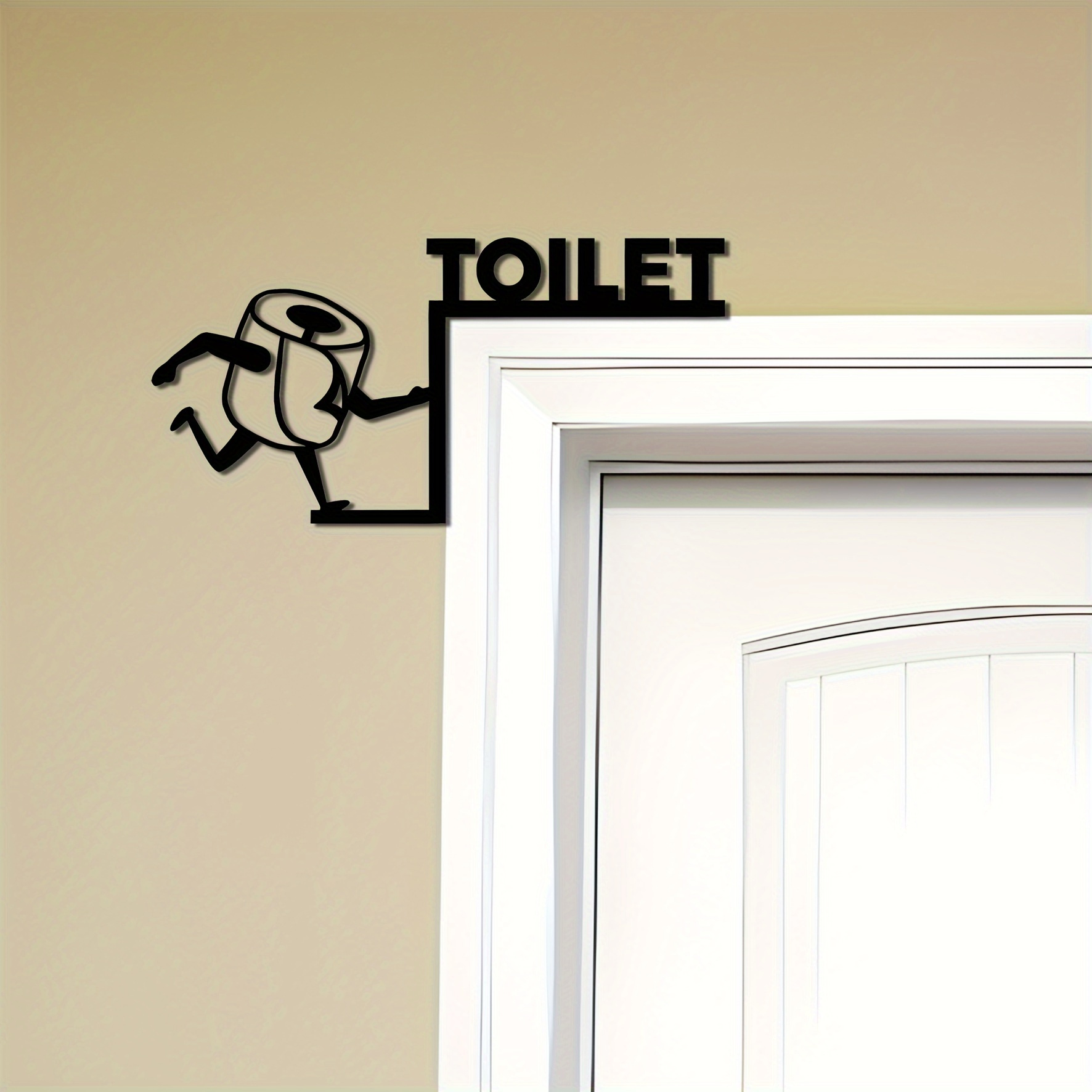 Home Bathroom Door - Изящный металлический держатель для туалетной бумаги