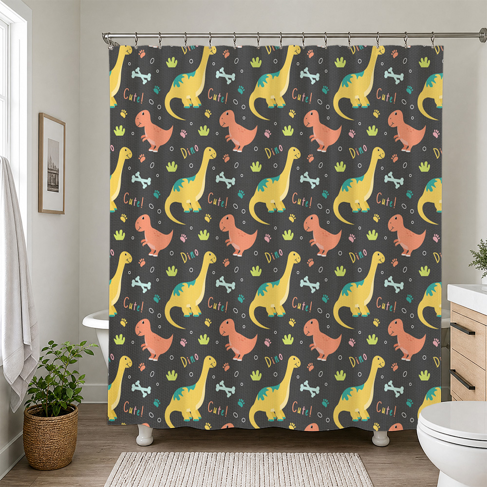 Home Bathroom Decor Ideas - Водонепроницаемая милая занавеска для душа с