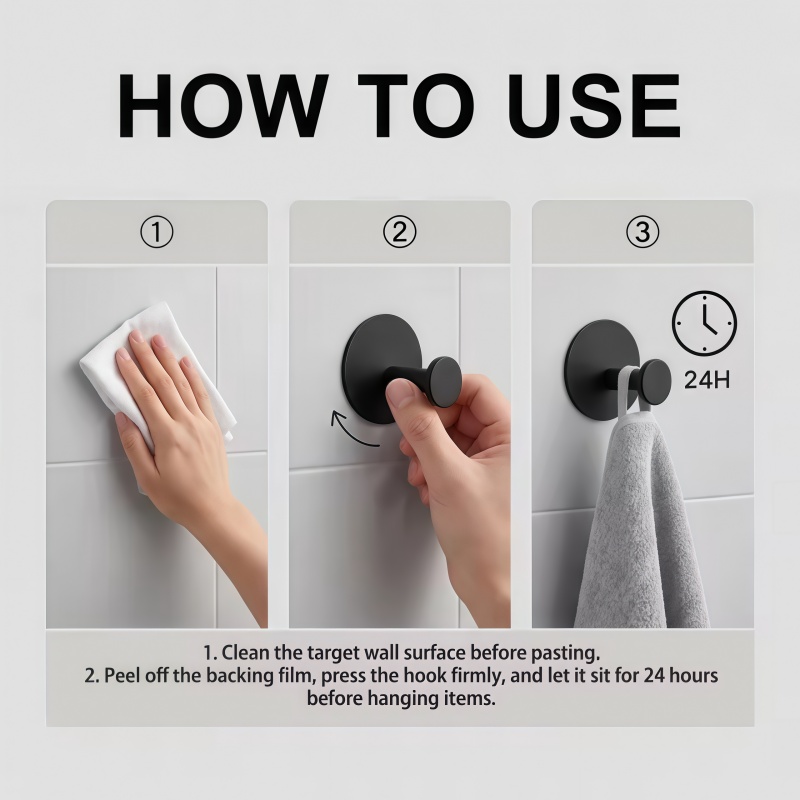 1-4 шт. самоклеящихся крючков  – обзор и цена Home Bathroom Door