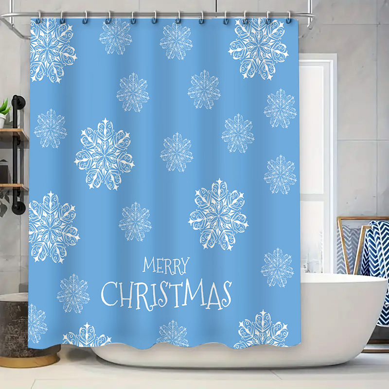 Рождественская занавеска для д – обзор и цена Home Bathroom Decor Ideas