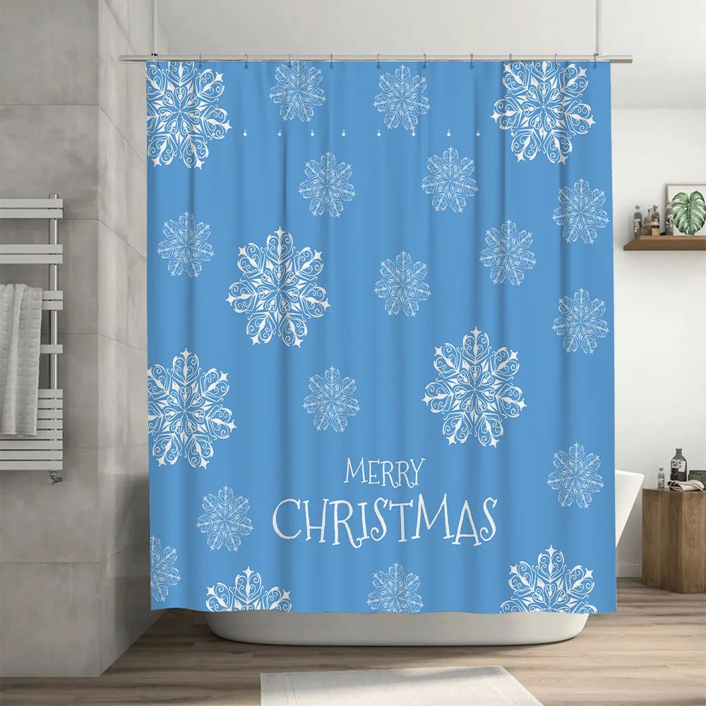 Рождественская занавеска для д – обзор и цена Home Bathroom Decor Ideas