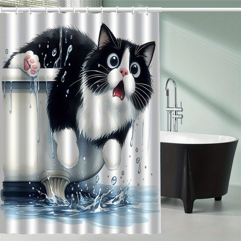 Забавная шторка для душа с изо – обзор и цена Home Bathroom Decor Ideas